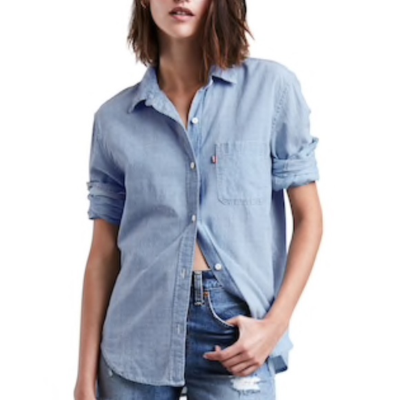 levi's boyfriend fit shirt